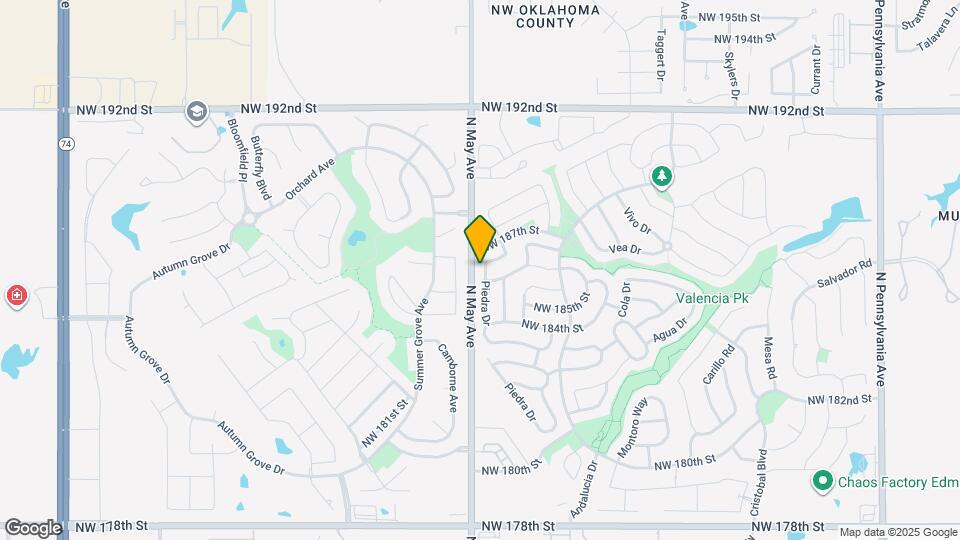 18713 Piedra Dr Map and Location Details