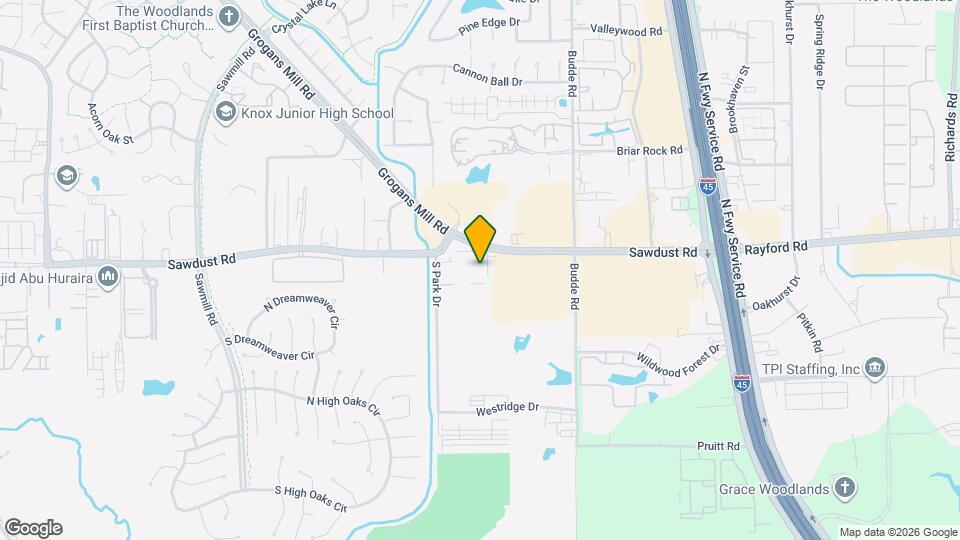 718 Sawdust Rd Map and Location Details