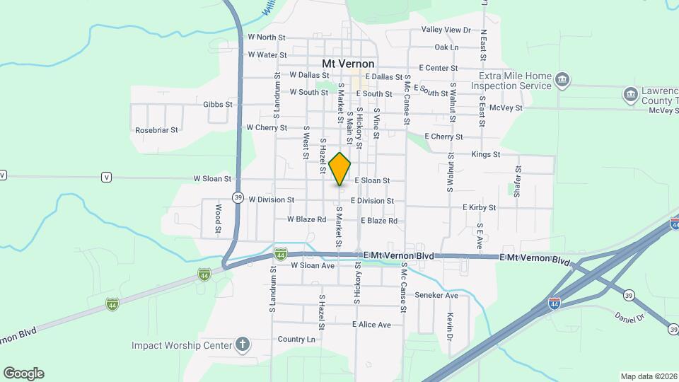 1731 S West St Map and Location Details