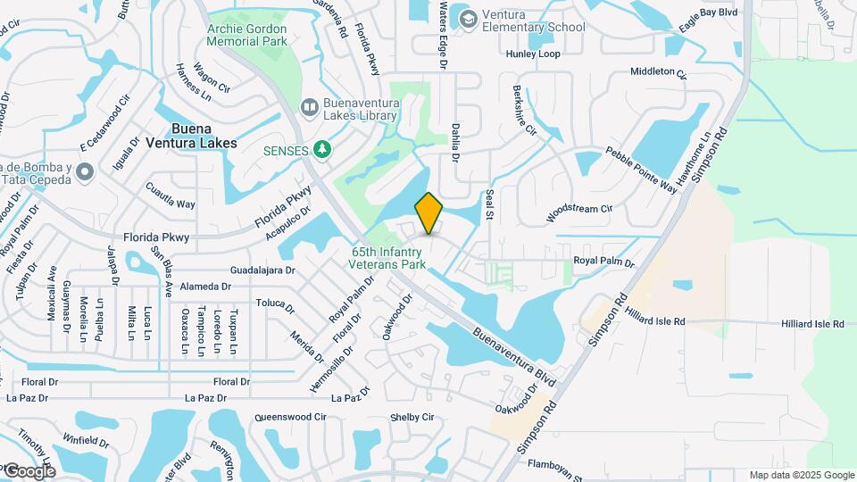 262 Royal Palm Dr Map and Location Details