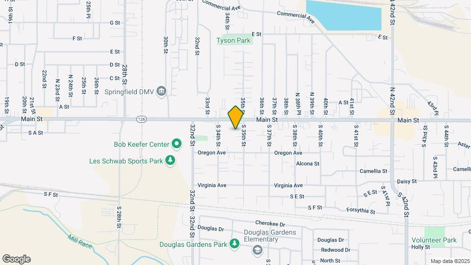214 S 35th St Map and Location Details