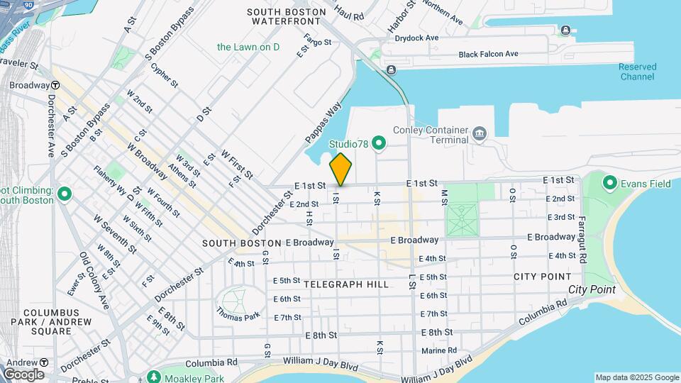 503 E 1st St, Unit 1 Map and Location Details