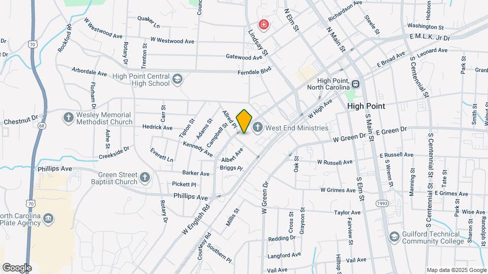 224 Edgeworth St Map and Location Details