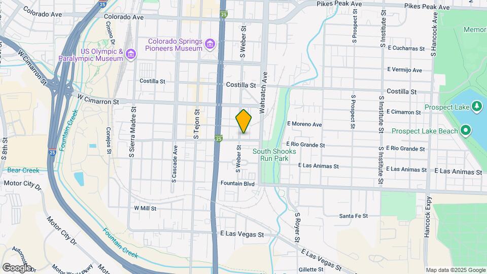 619 S Weber St Map and Location Details