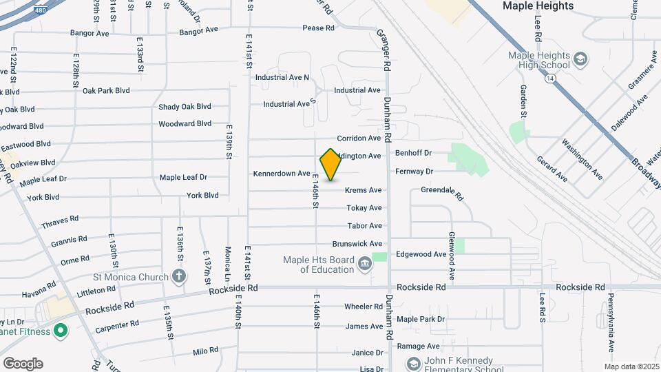 14705 Krems Ave Map and Location Details