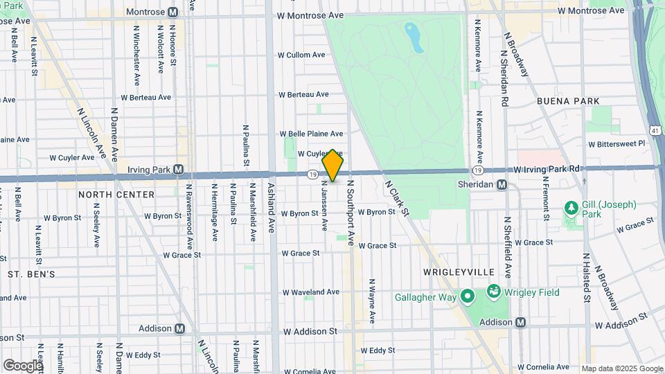 3939 N Janssen Ave, Unit 2 Map and Location Details