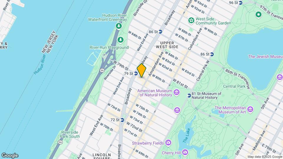 210 W 79th St Map and Location Details