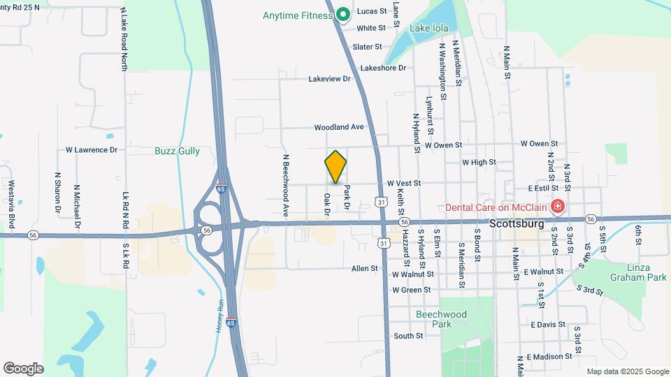 987 W Vest St Map and Location Details