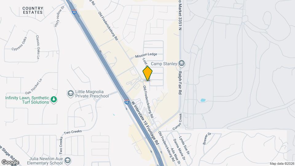 25711 Lost Creek Way Mapa y Detalles de la Ubicación