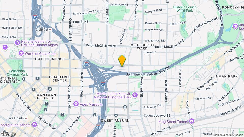 375 Highland Ave NE Mapa y Detalles de la Ubicación