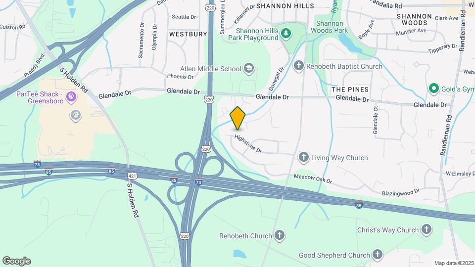 1112 Highstone Dr Mapa y Detalles de la Ubicación