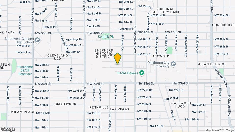 2217 NW 25th St Map and Location Details