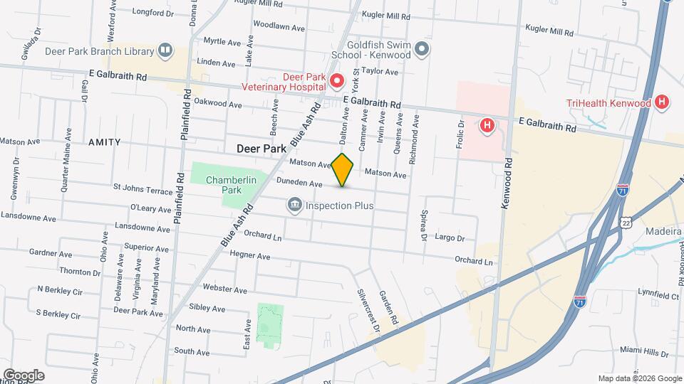 4317 Duneden Ave Mapa y Detalles de la Ubicación