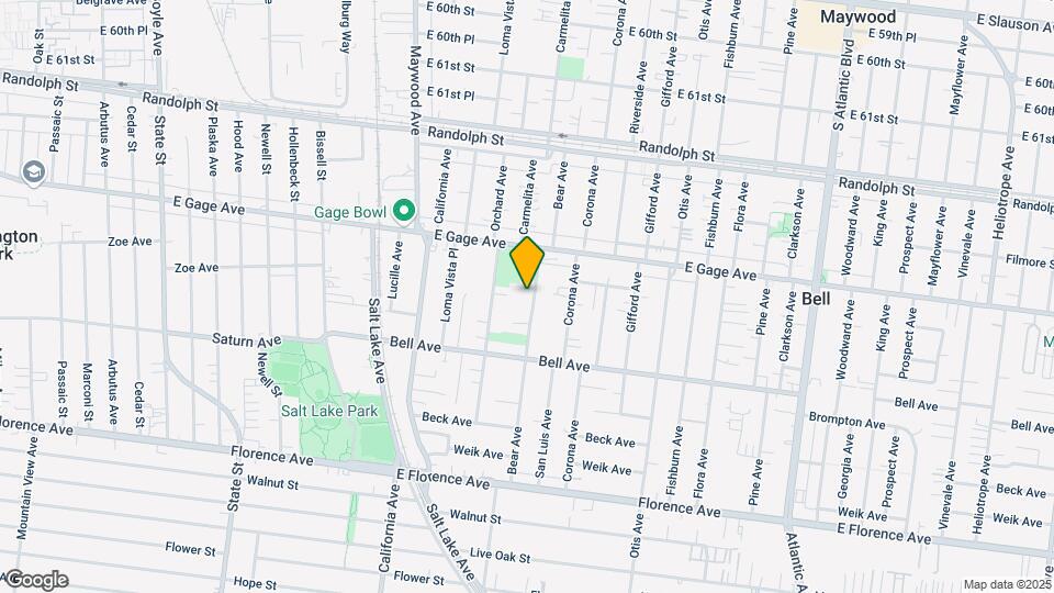 6523-6529 Bear Ave Map and Location Details