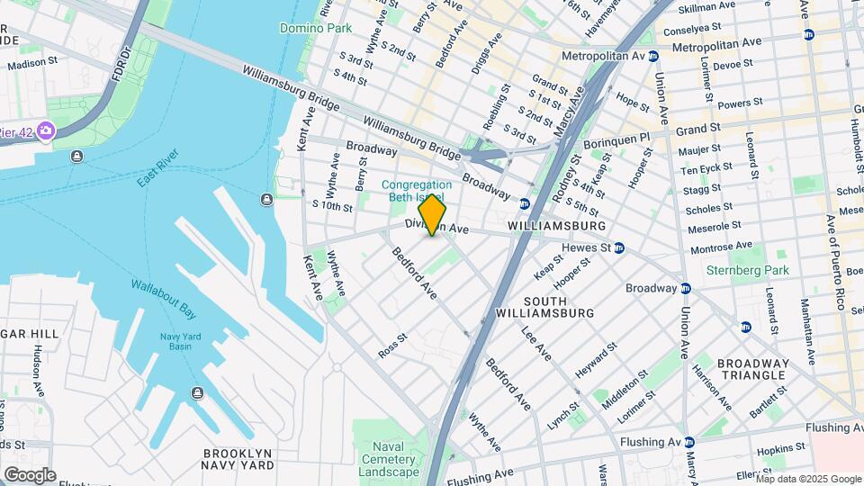 186-188 Clymer St Map and Location Details