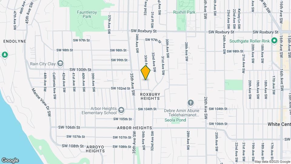 10107 33rd Ave SW Mapa y Detalles de la Ubicación