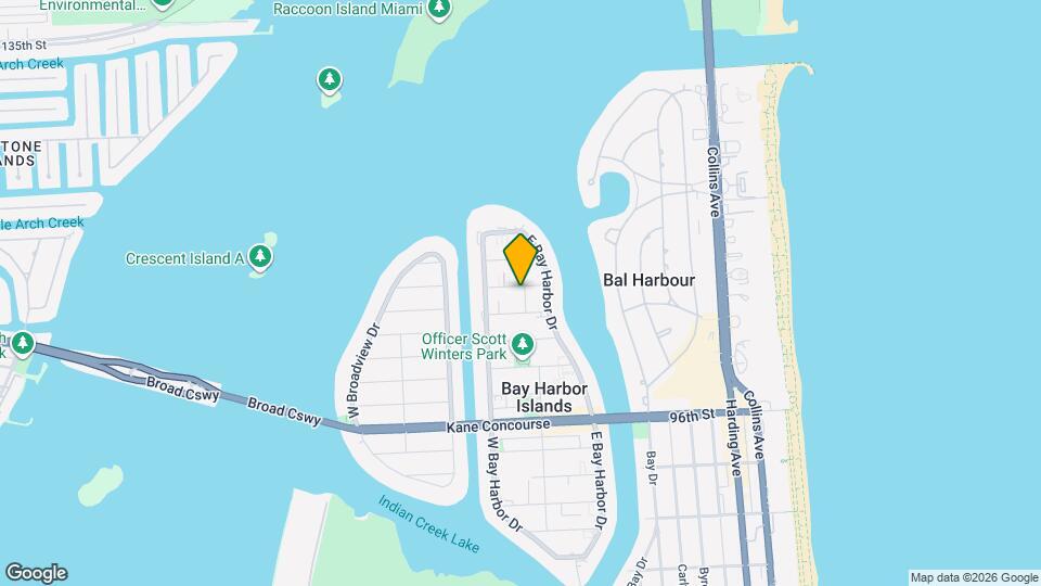 10090 Bay Harbor Terrace Map and Location Details