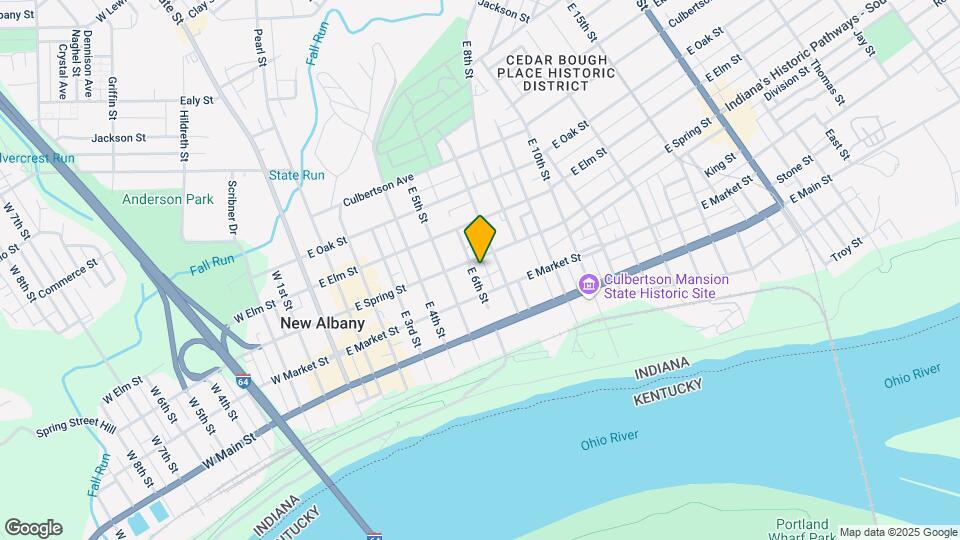 608 E Spring St Mapa y Detalles de la Ubicación