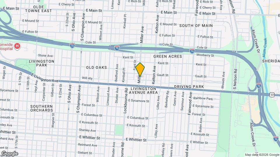 798 Miller Ave Map and Location Details