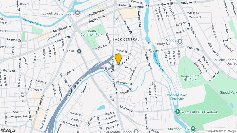 973 Central St, Unit 3 Mapa y Detalles de la Ubicación