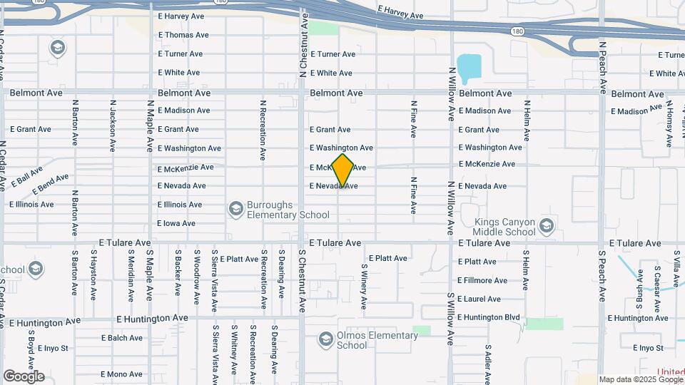 4854 E Nevada Ave Map and Location Details