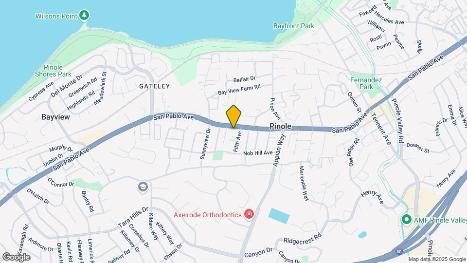 1149 San Pablo Ave Mapa y Detalles de la Ubicación