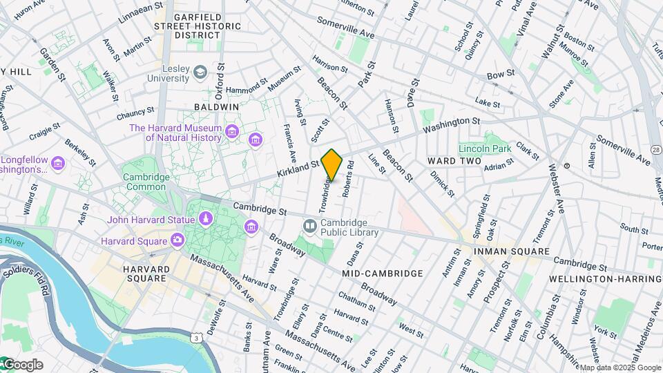 104 Trowbridge St, Unit 8 Map and Location Details