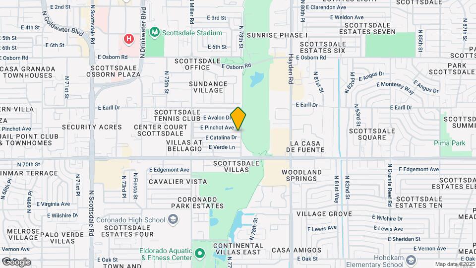 7754 E Catalina Dr Map and Location Details