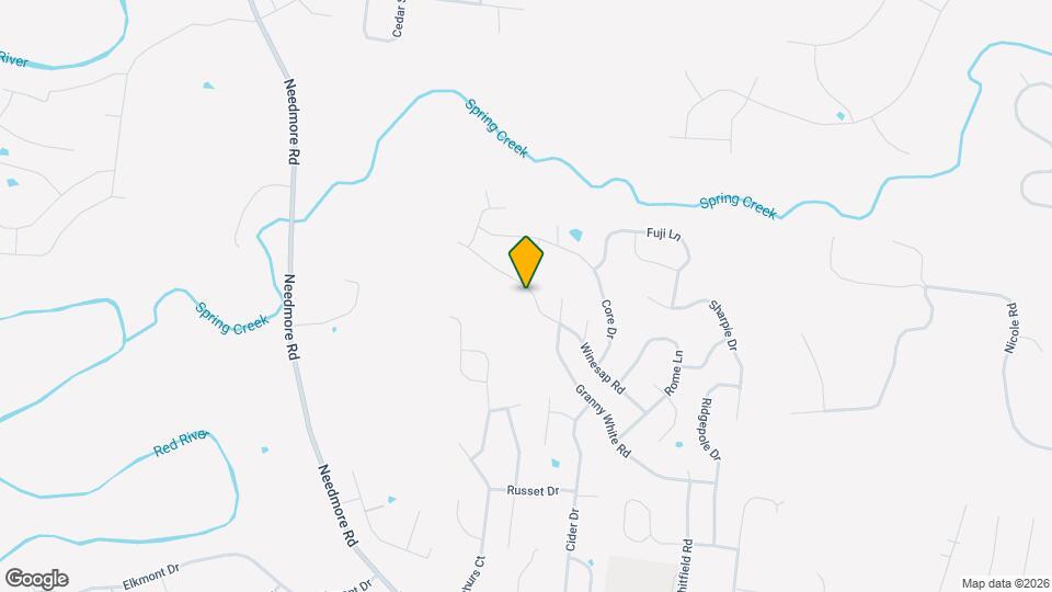 1046 Winesap Rd Map and Location Details