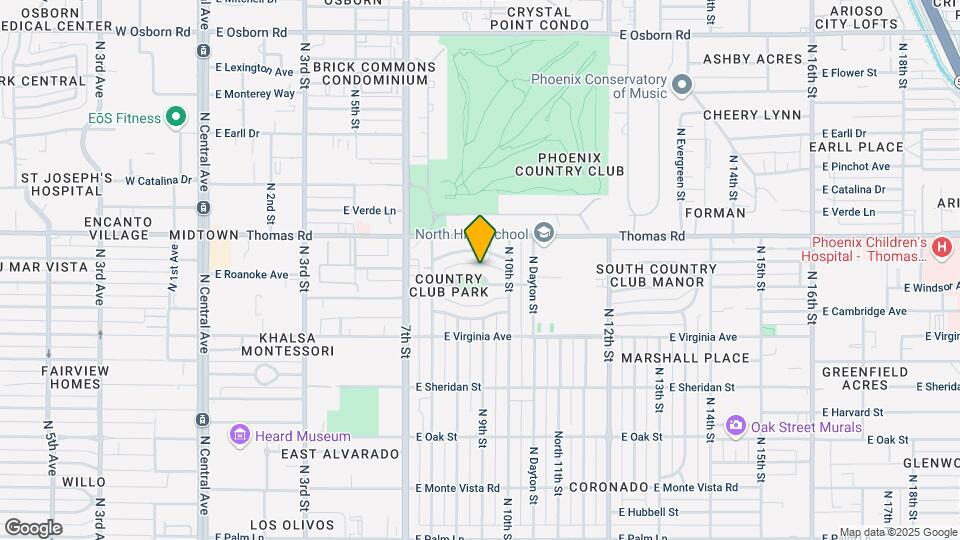 844 E Windsor Ave Map and Location Details
