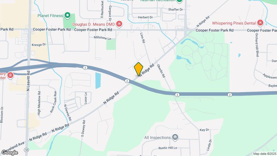 45305 N Ridge Rd Map and Location Details