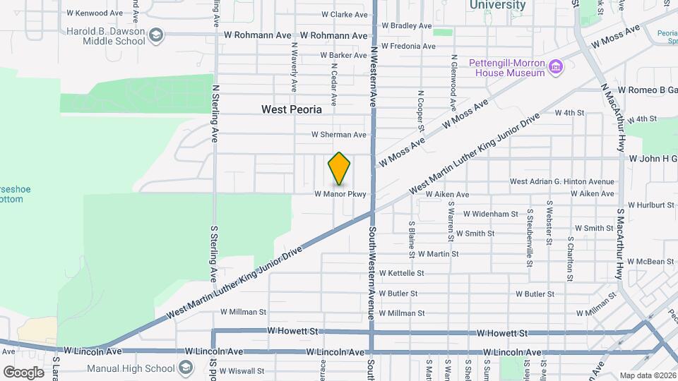 102 N Cedar Ave Map and Location Details