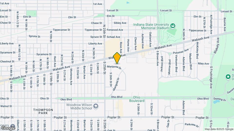 2628 Mariposa Dr Map and Location Details