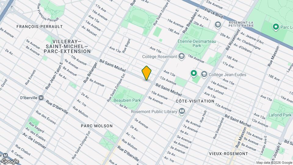 6520-6524 Saint-Michel Map and Location Details