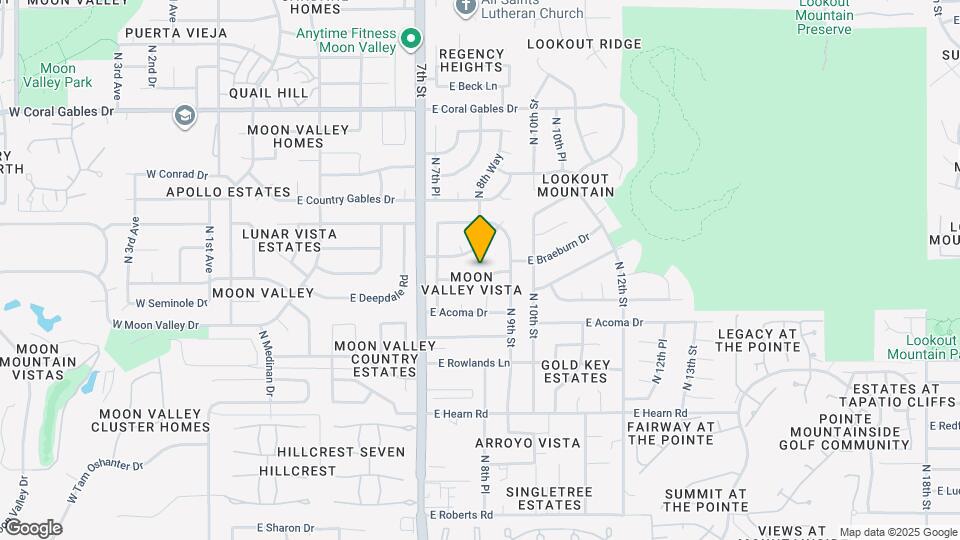 816 E Forest Hills Dr Map and Location Details