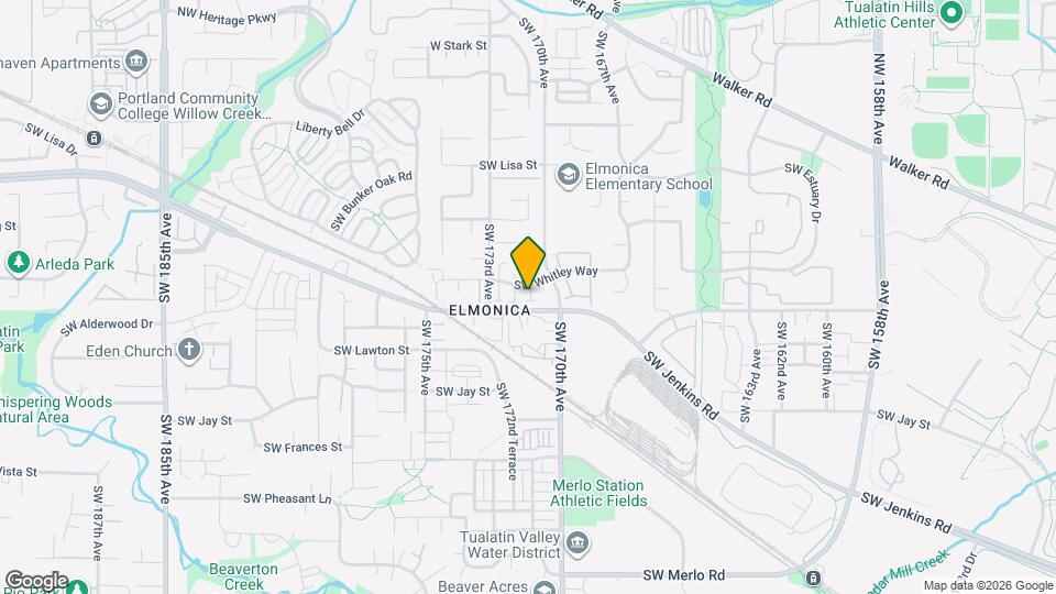 17152 SW Whitley Way Map and Location Details