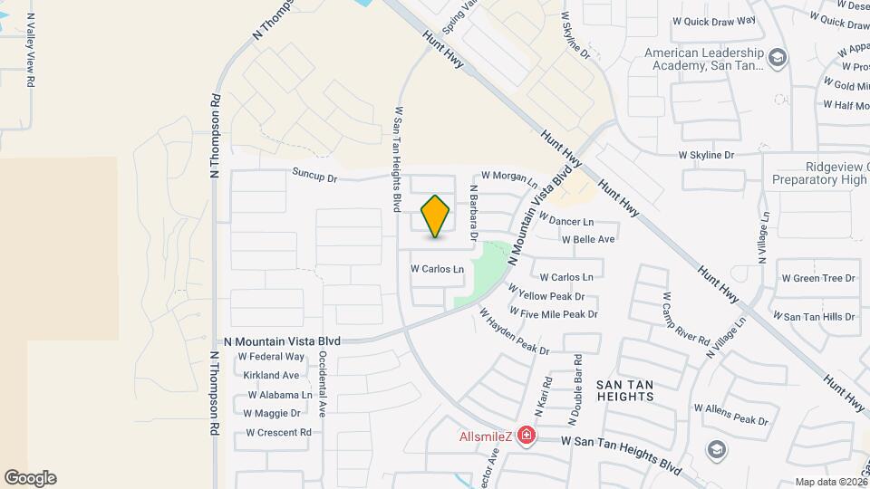 3766 W Santa Cruz Ave Map and Location Details