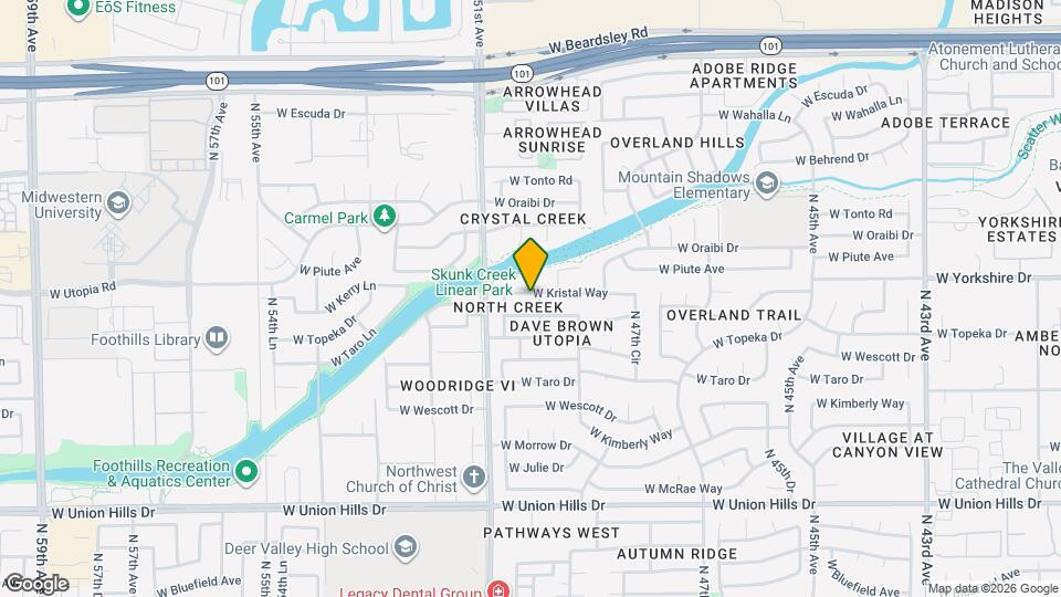 5011 W Kristal Way Map and Location Details