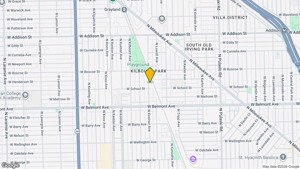 3311 N Kostner Ave Mapa y Detalles de la Ubicación