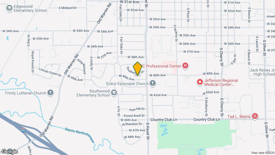 2209 W 40th Ave Mapa y Detalles de la Ubicación