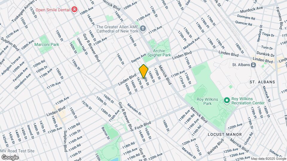 114-32 168th St Map and Location Details