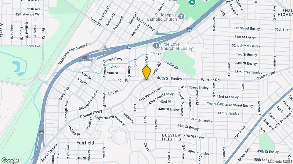 917 Pike Rd Map and Location Details