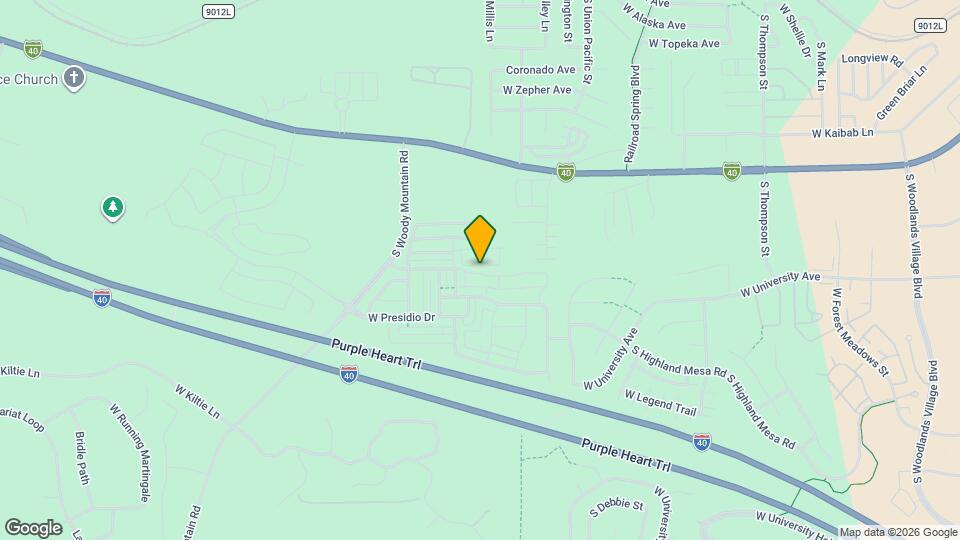 2465 W Pollo Cir Map and Location Details