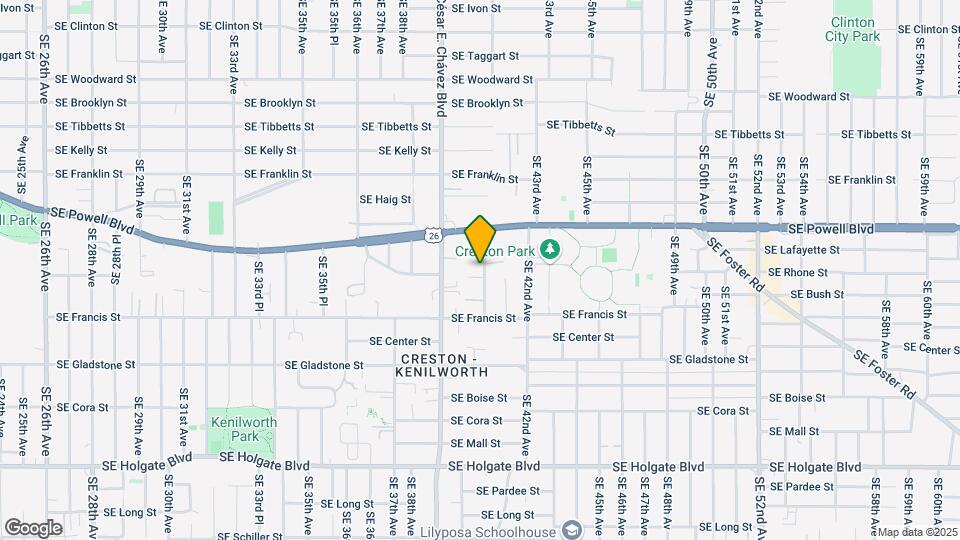 3703-3707-3707 SE 40th Ave Map and Location Details