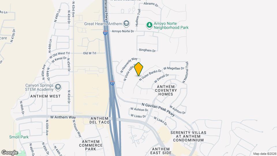 43042 N Outer Banks Dr Map and Location Details