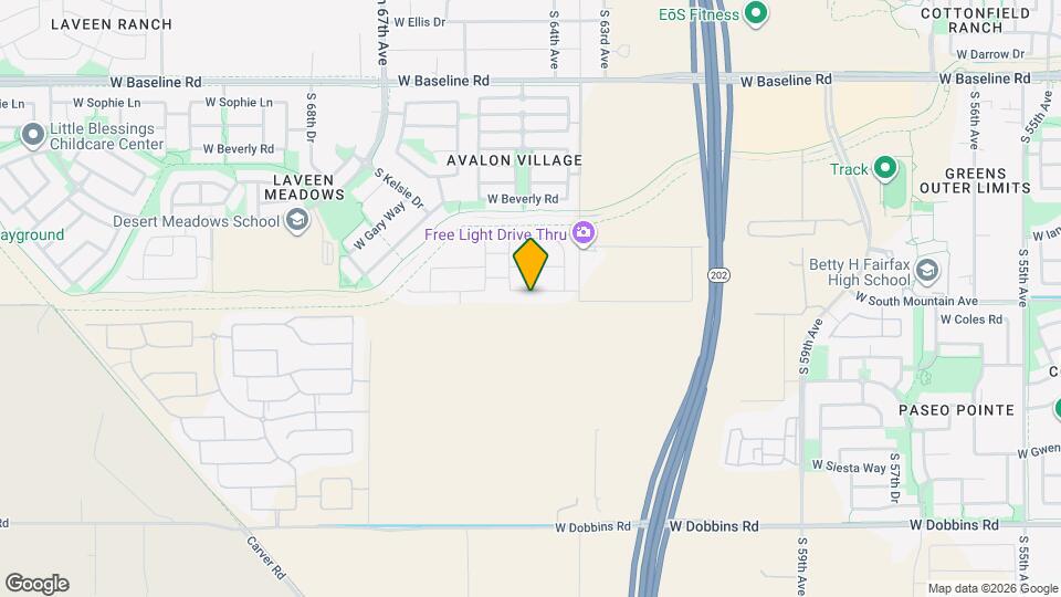 6351 W Magdalena Ln Map and Location Details