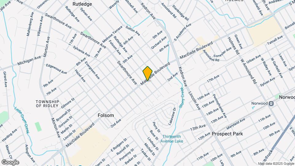 1300 Macdade Blvd Map and Location Details