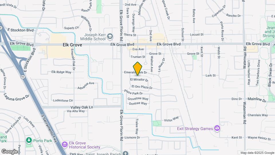 8947 El Mirador Dr Map and Location Details