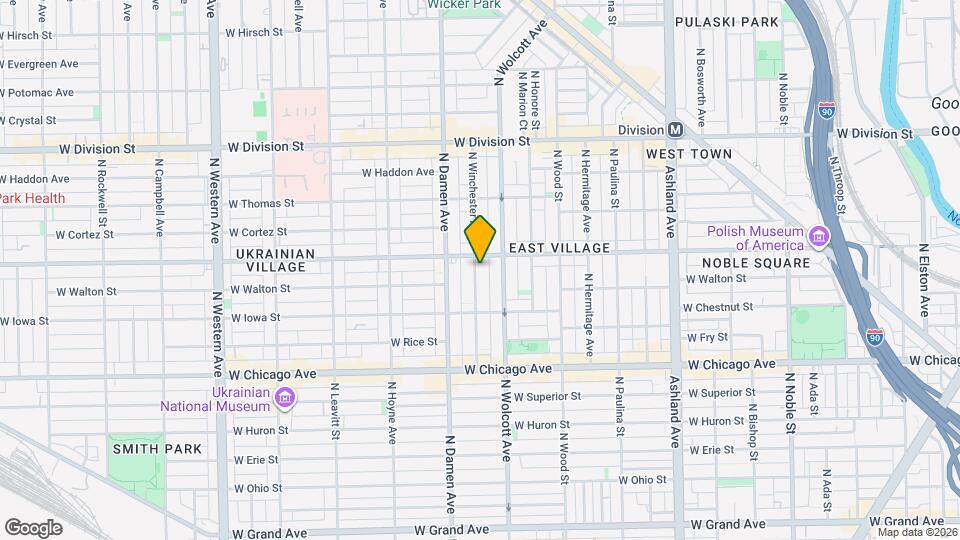 947 N Winchester Ave, Unit M07H Map and Location Details