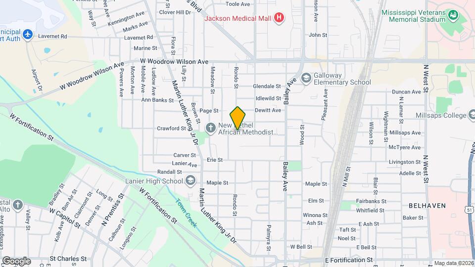 450 Derrick St Map and Location Details